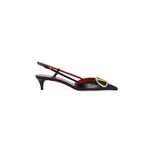 Valentino Garavani Vlogo Signature Slingback Pumps Black - NWT